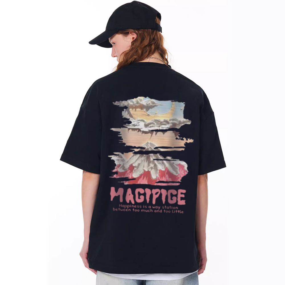 Casual Comic Volcano T-Shirt