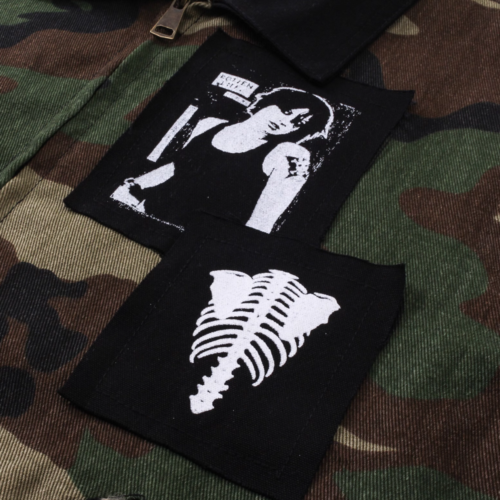 Portrait Patch Camouflage Work Jacket