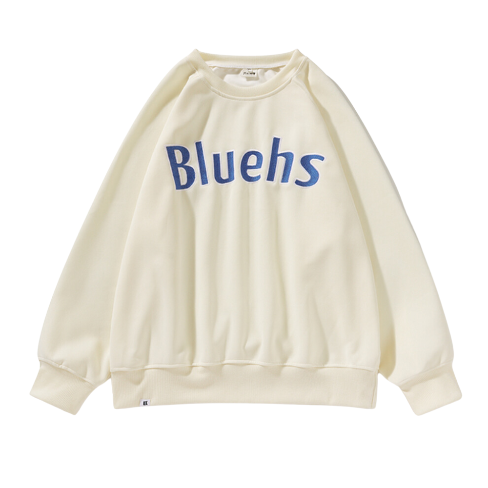 Japanese Simple Printed Sweatshirt