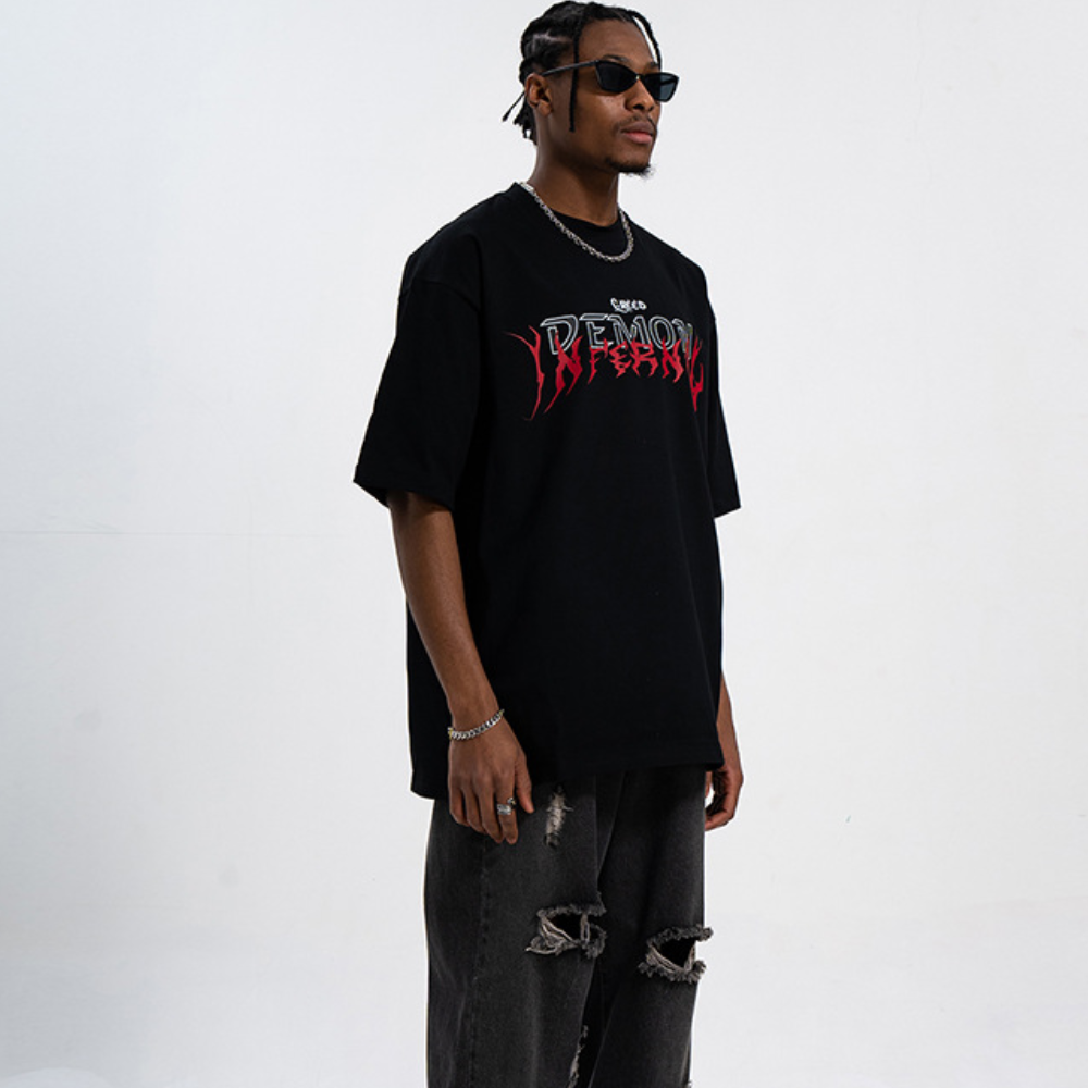 High Street Goth Lettering T-Shirt