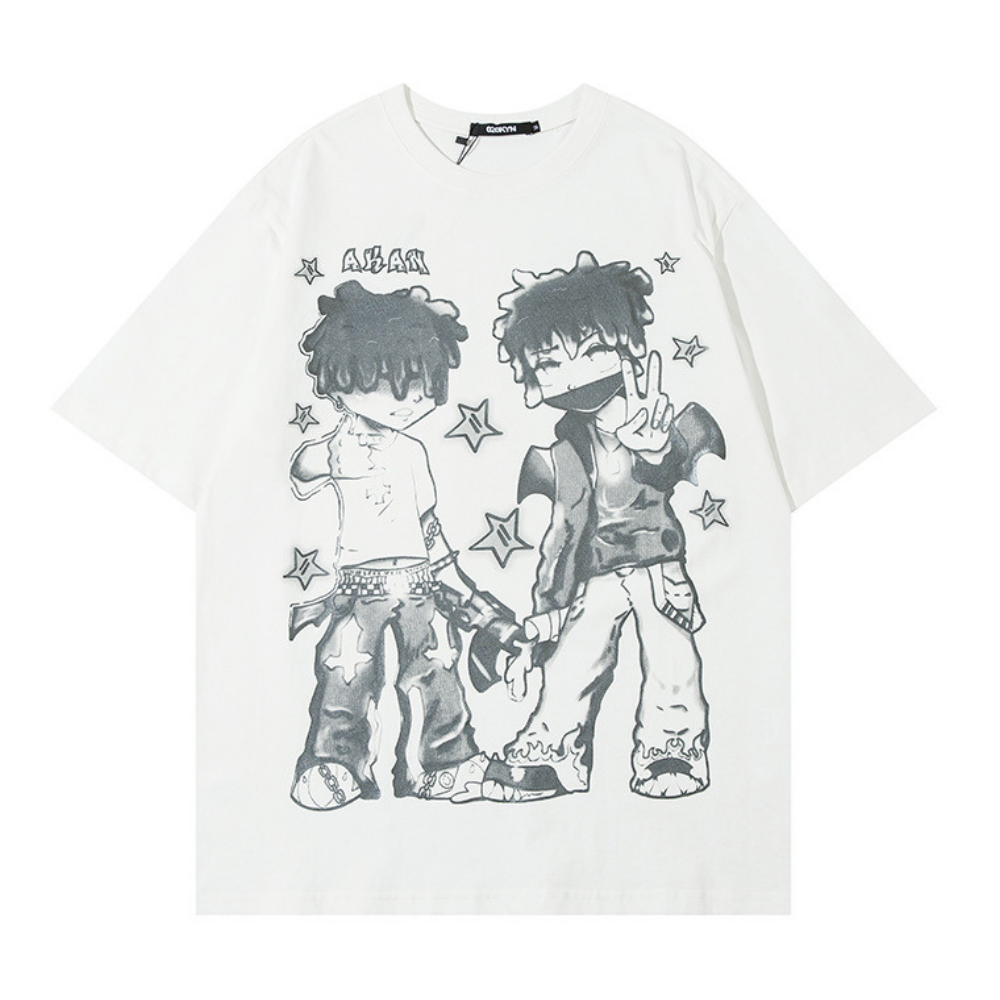 Line Boy Print T-Shirt