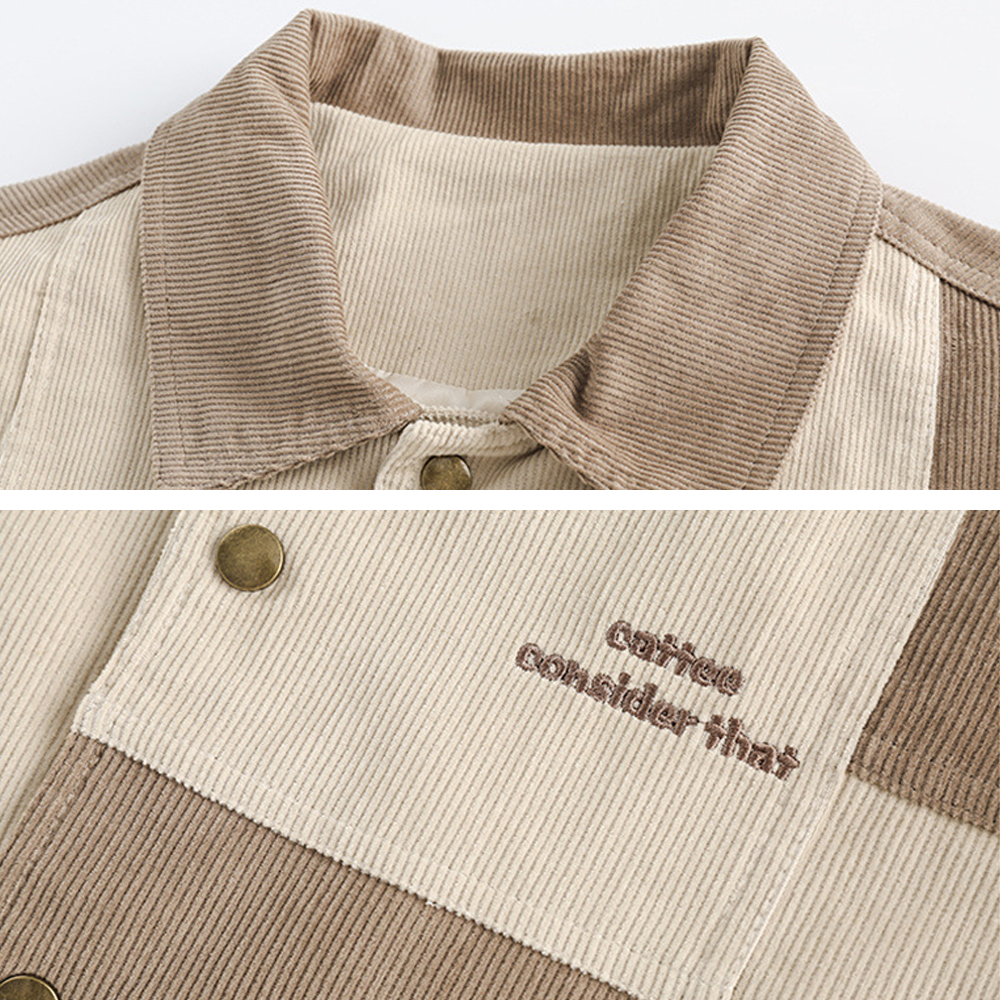 Japanese Patchwork Corduroy Jacket