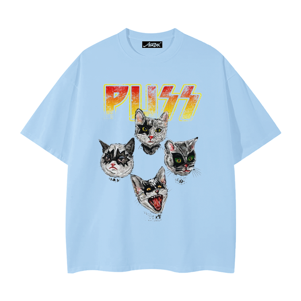 Punk Rock Cat T-Shirt