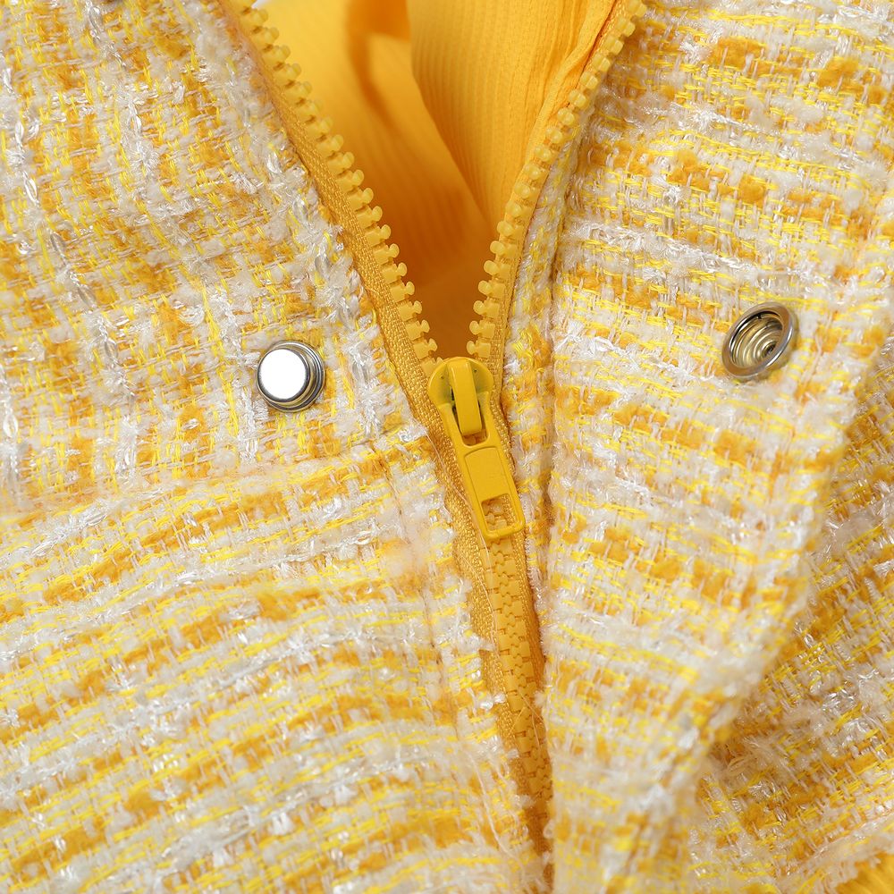 【NOW TREND】Gradient Patch Button Coat