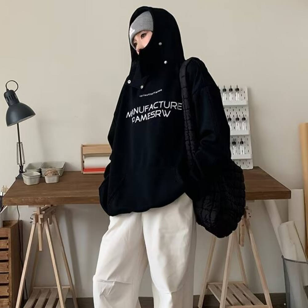 Women's High Street Letter Embroidered Sweatshirt