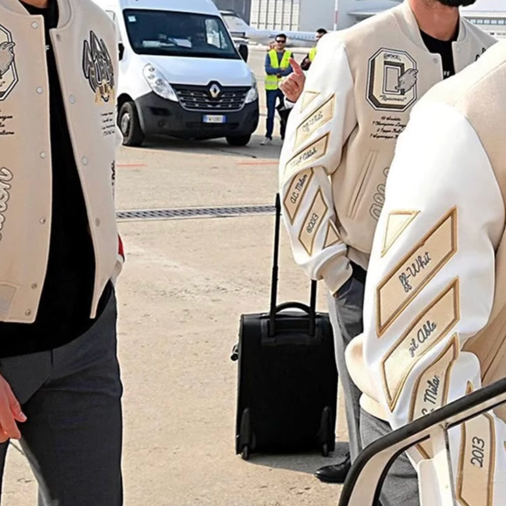 Heavy Magic Wizard Letter Embroidered Jacket