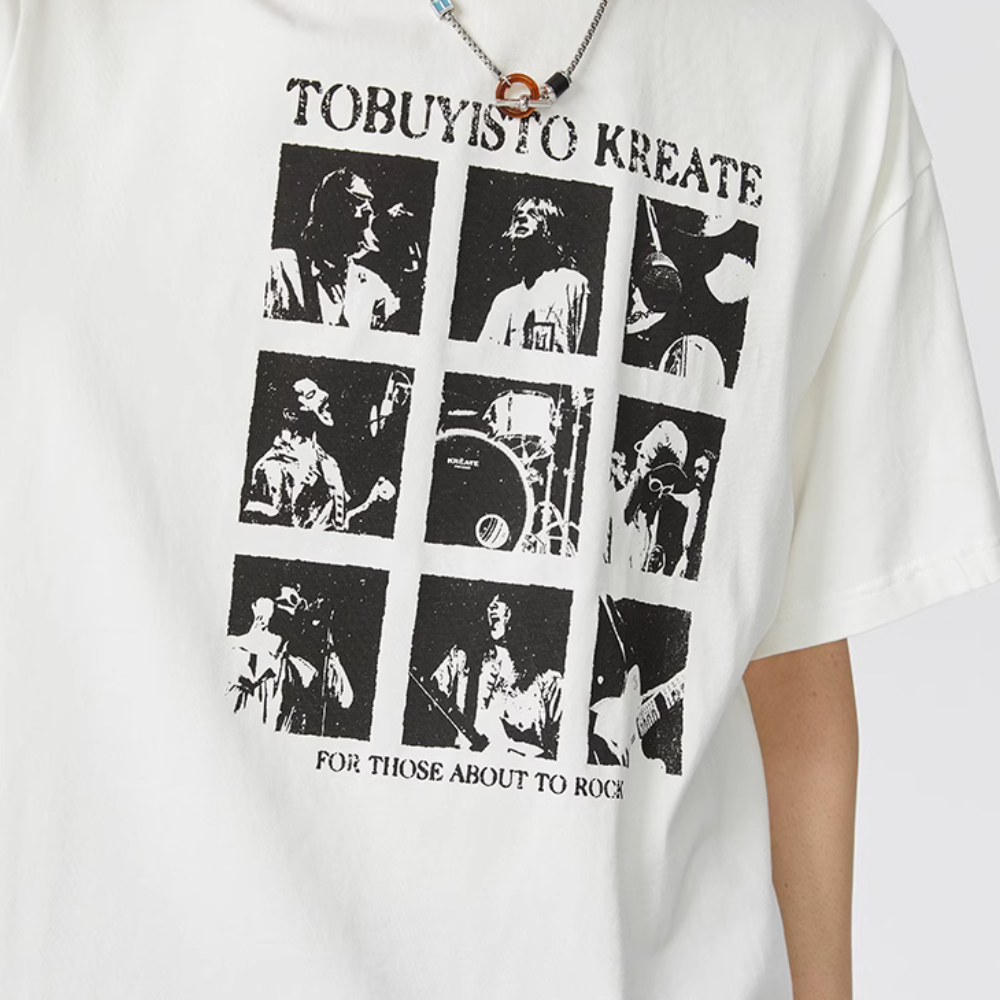 High Street Rock Band T-Shirt