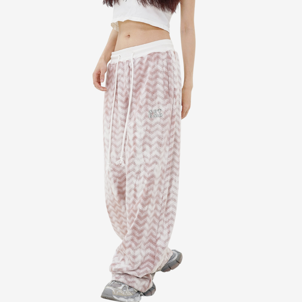 Corrugated Drawstring Sweatpants