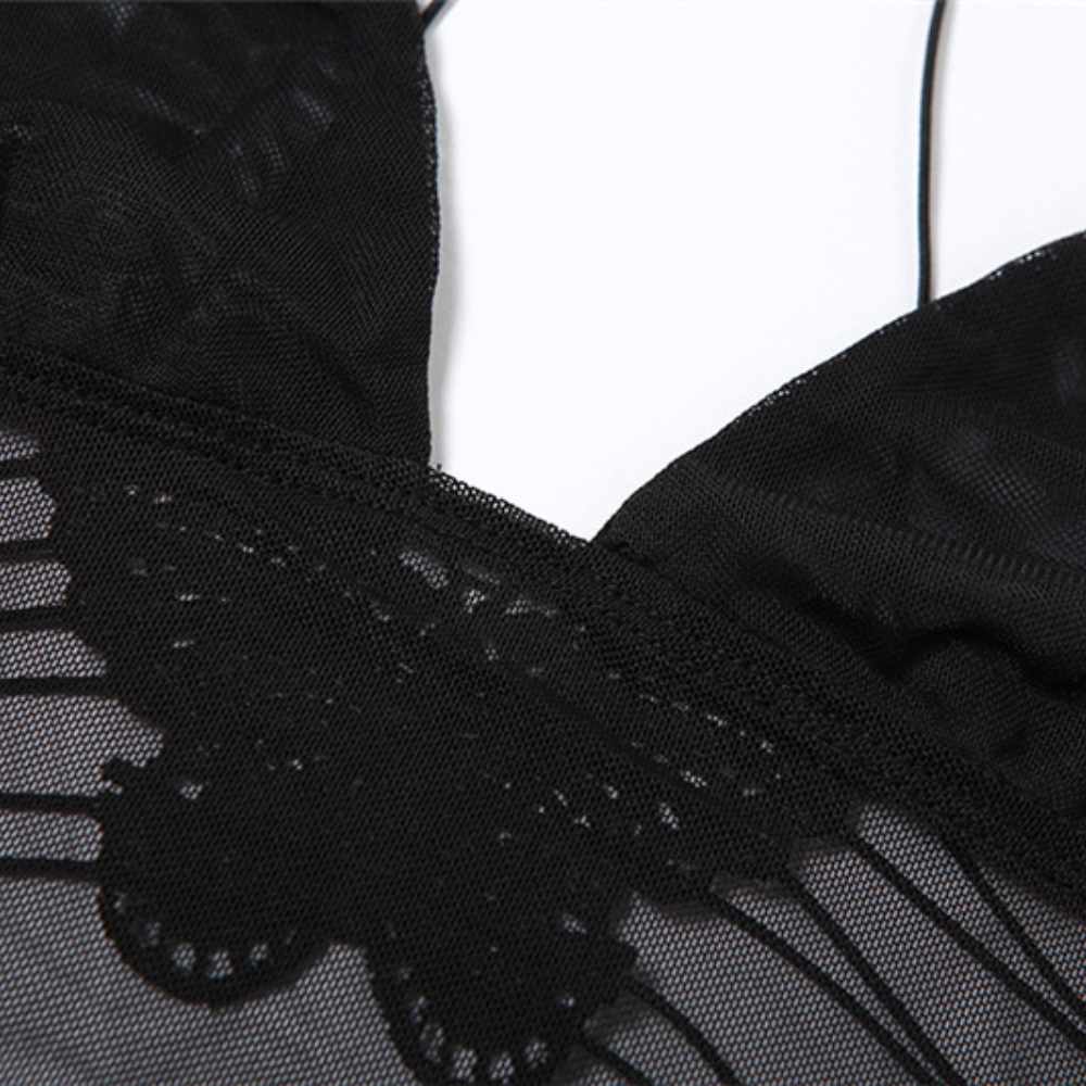 Women's Butterfly Halter Cami Top