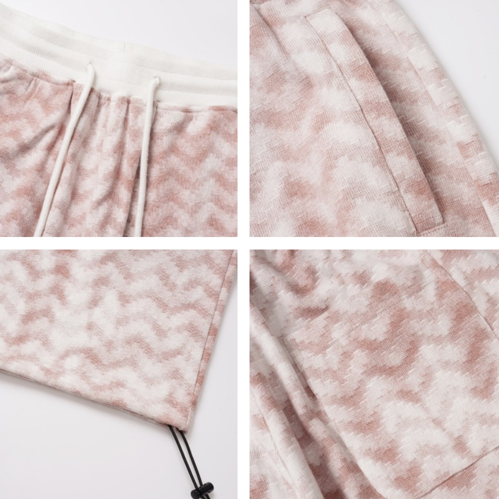 Corrugated Drawstring Sweatpants