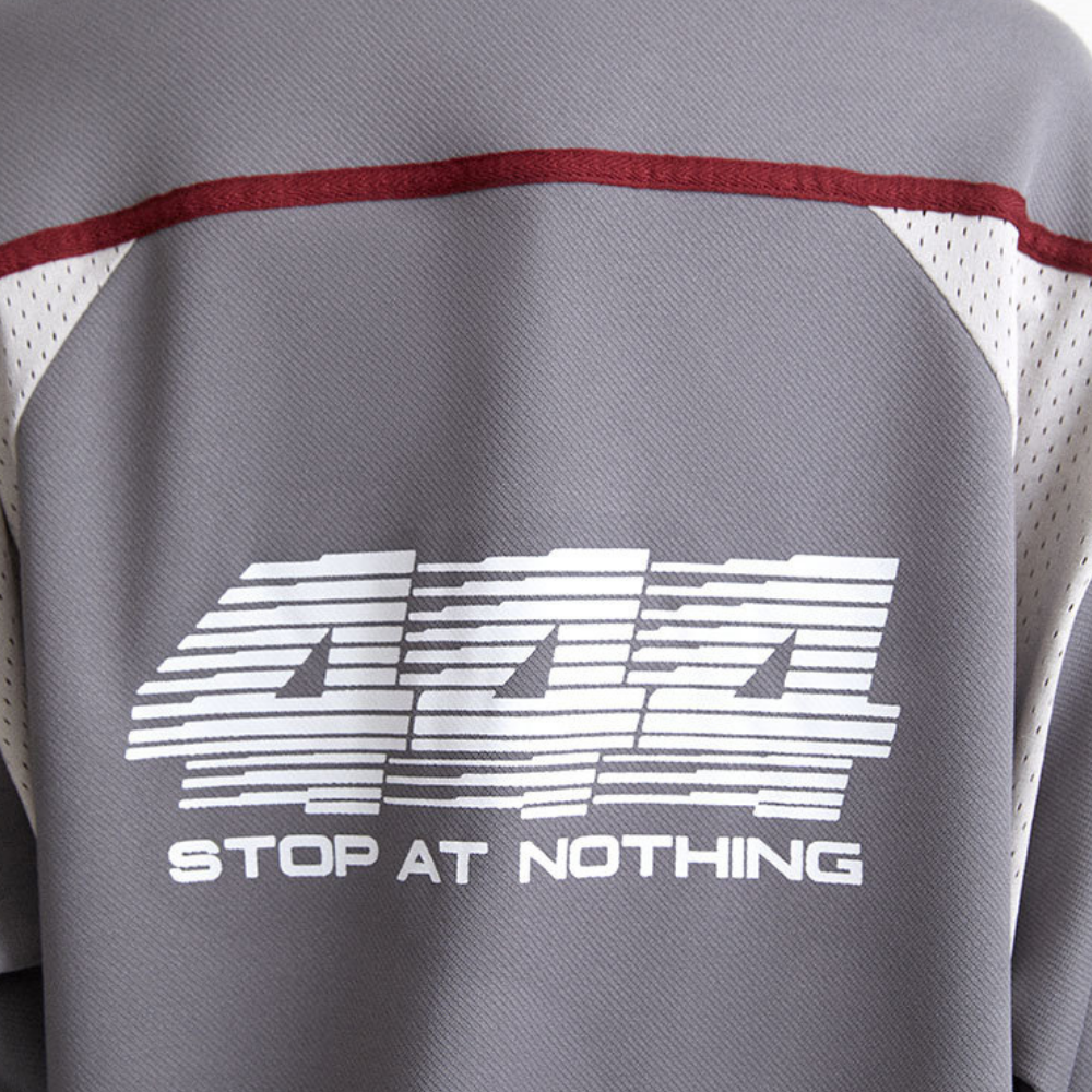 【MADE EXTREME】Retro Mesh Breathable SplicingSweatshirt