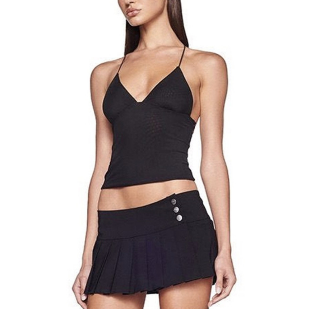 Women's Butterfly Halter Cami Top