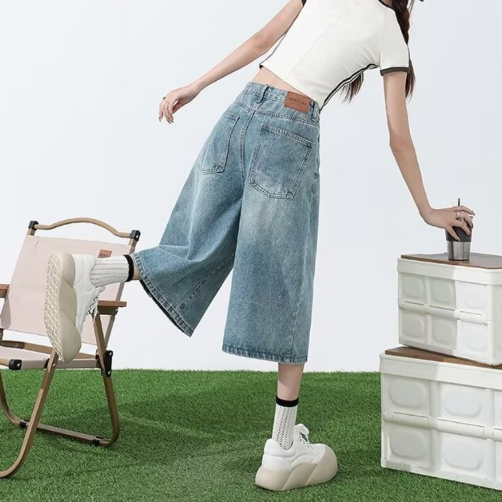 Women's Urban Fashionable and Versatile Jorts