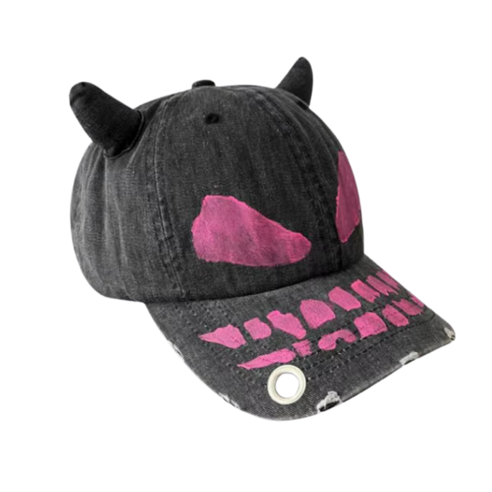 Demon Washing Embroidery Cap