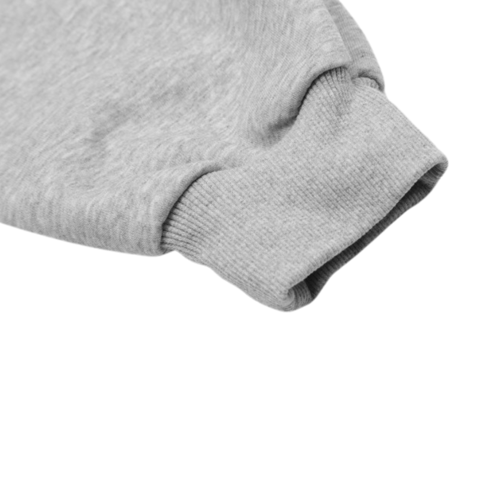 Contrast Color Line Embroidery Hoodie