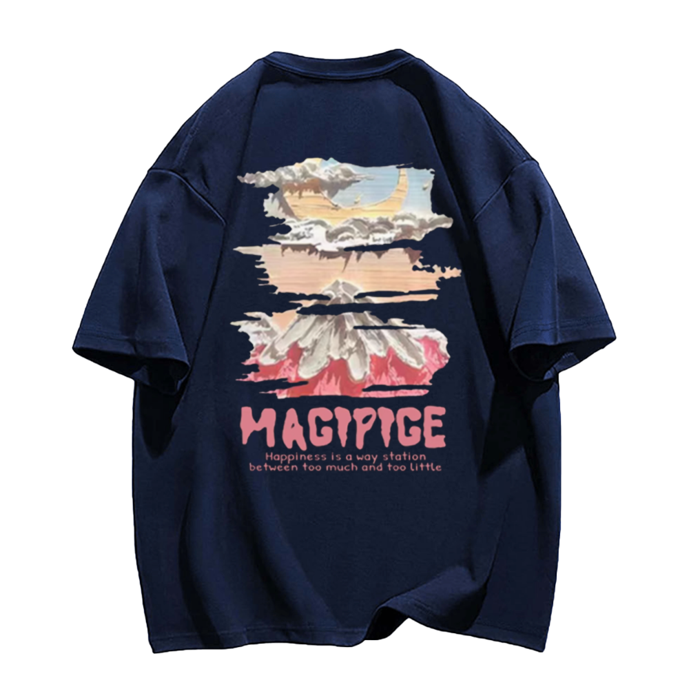 Casual Comic Volcano T-Shirt