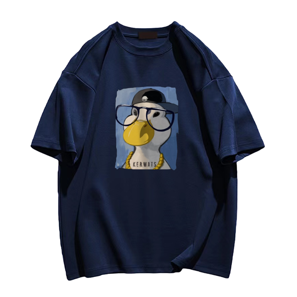Oil Painting Glasses Duck T-Shirt