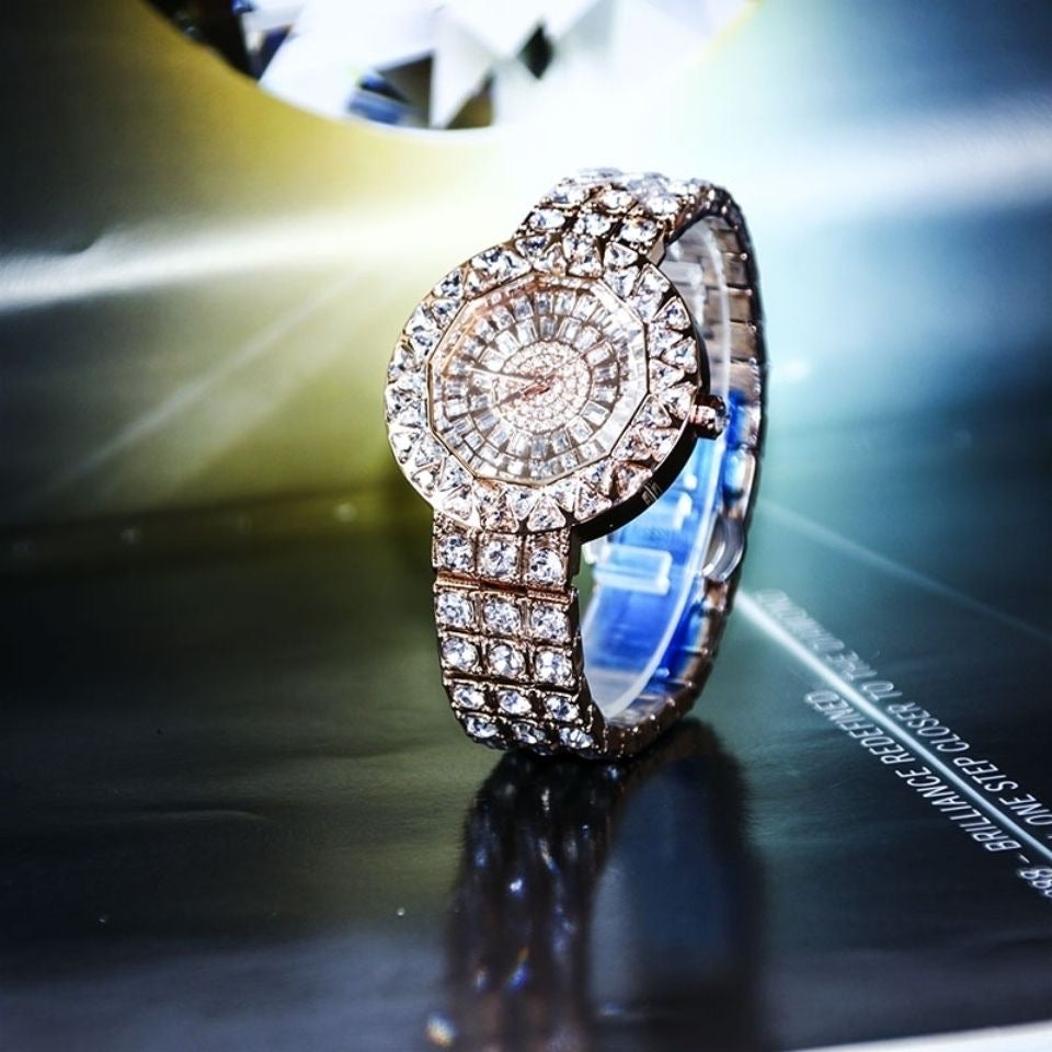LoopStone Luxury® Frozen Time – Handmade Luxury Crystal Watch