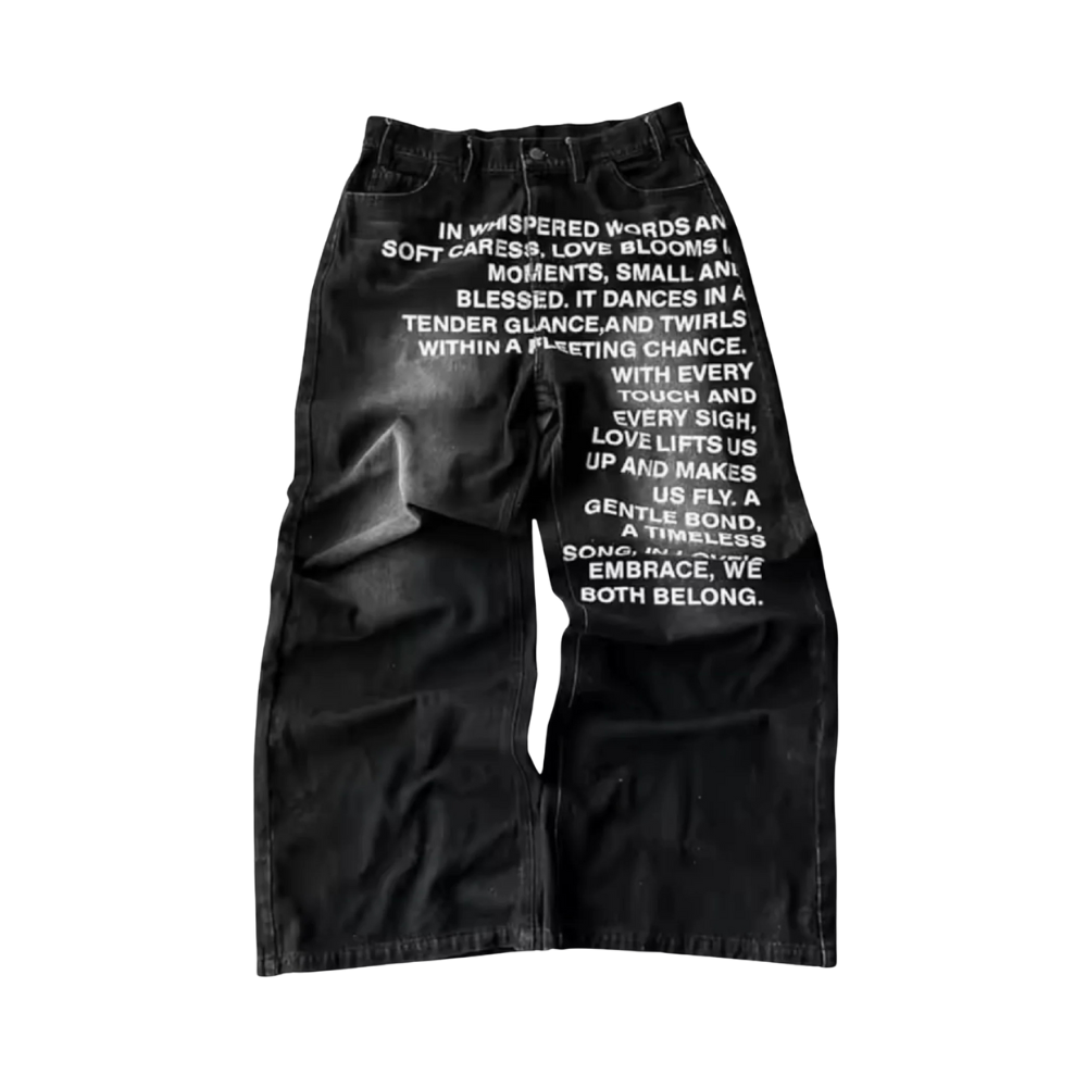 Unseen Echoes “Timeless Poem” Denim Jeans