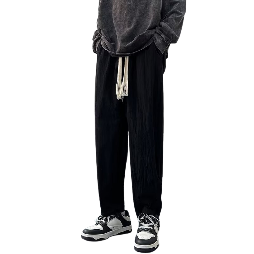 Japanese Solid Color Loose Sweatpants