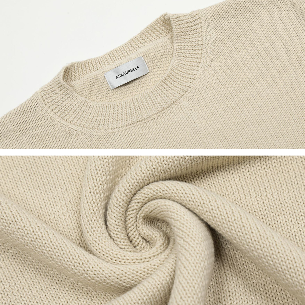 American Retro Hole Cross Sweater