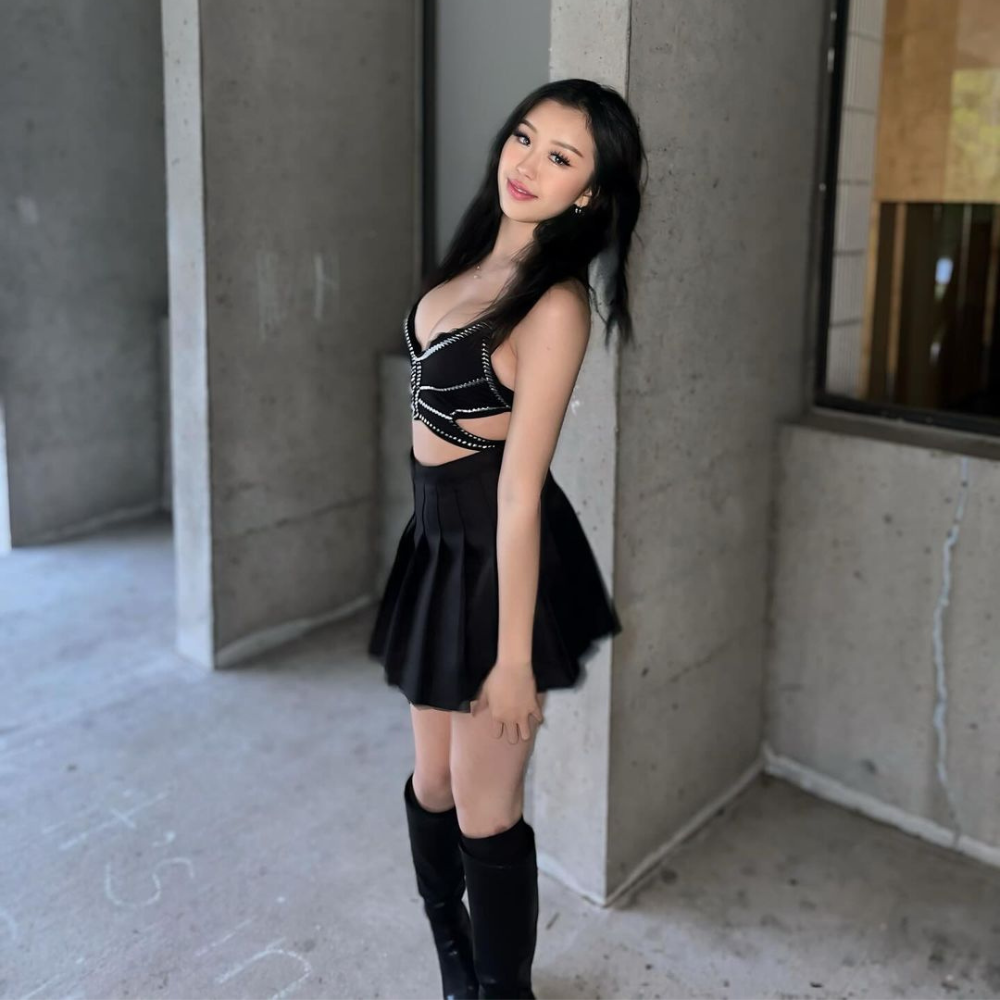 Women's Solid Color pleated Skirt