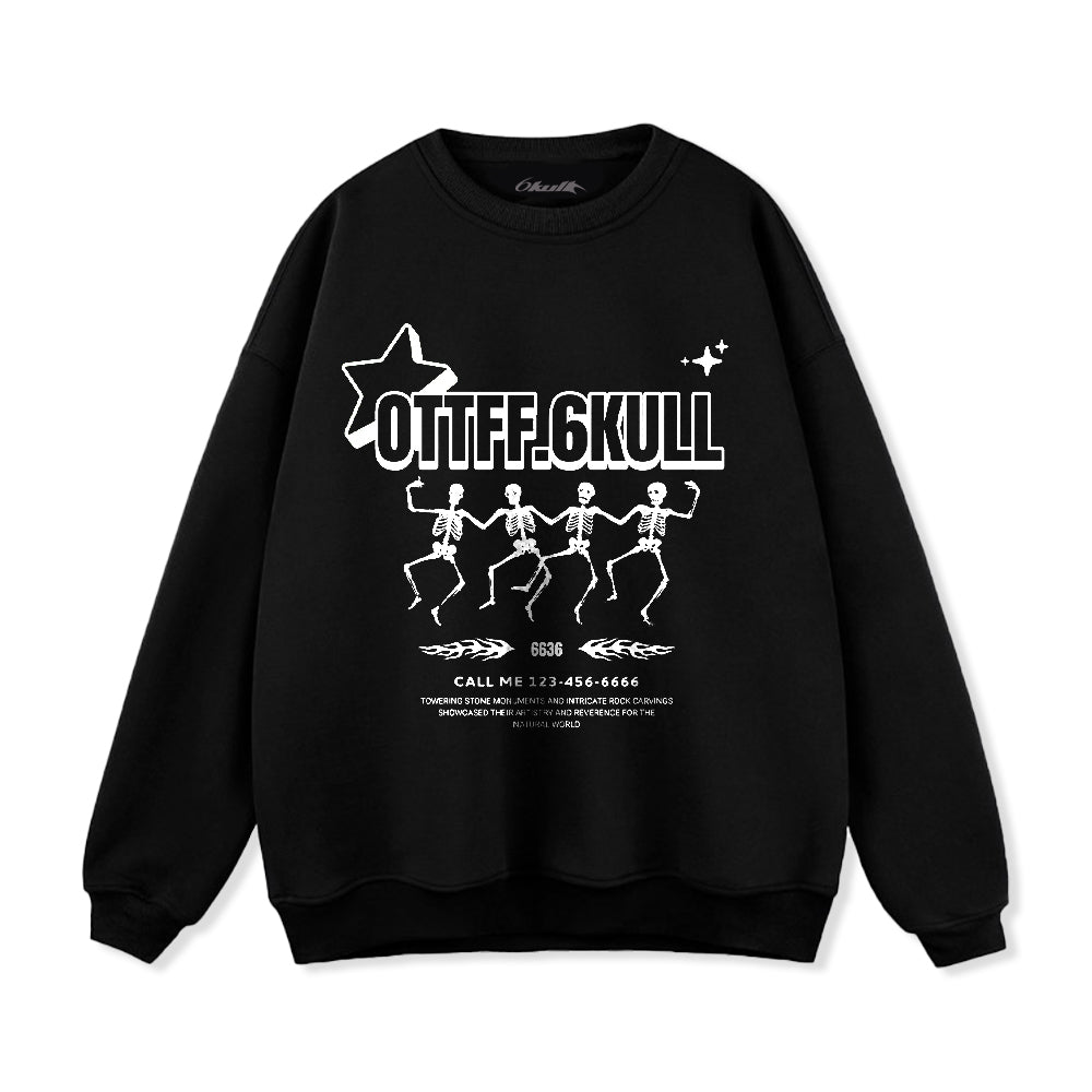 6Kull Skeleton Dance Sweatshirt