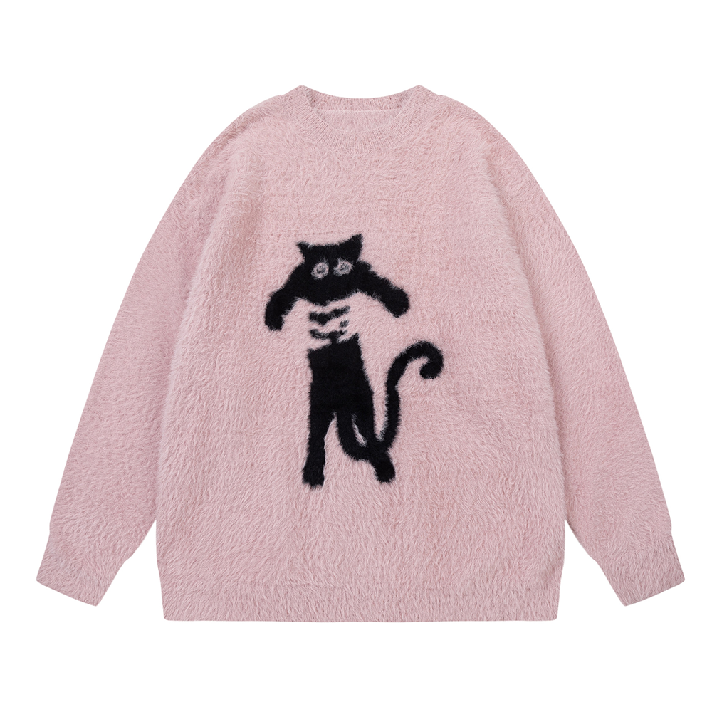 Street Abstract Caught Cat Sweater
