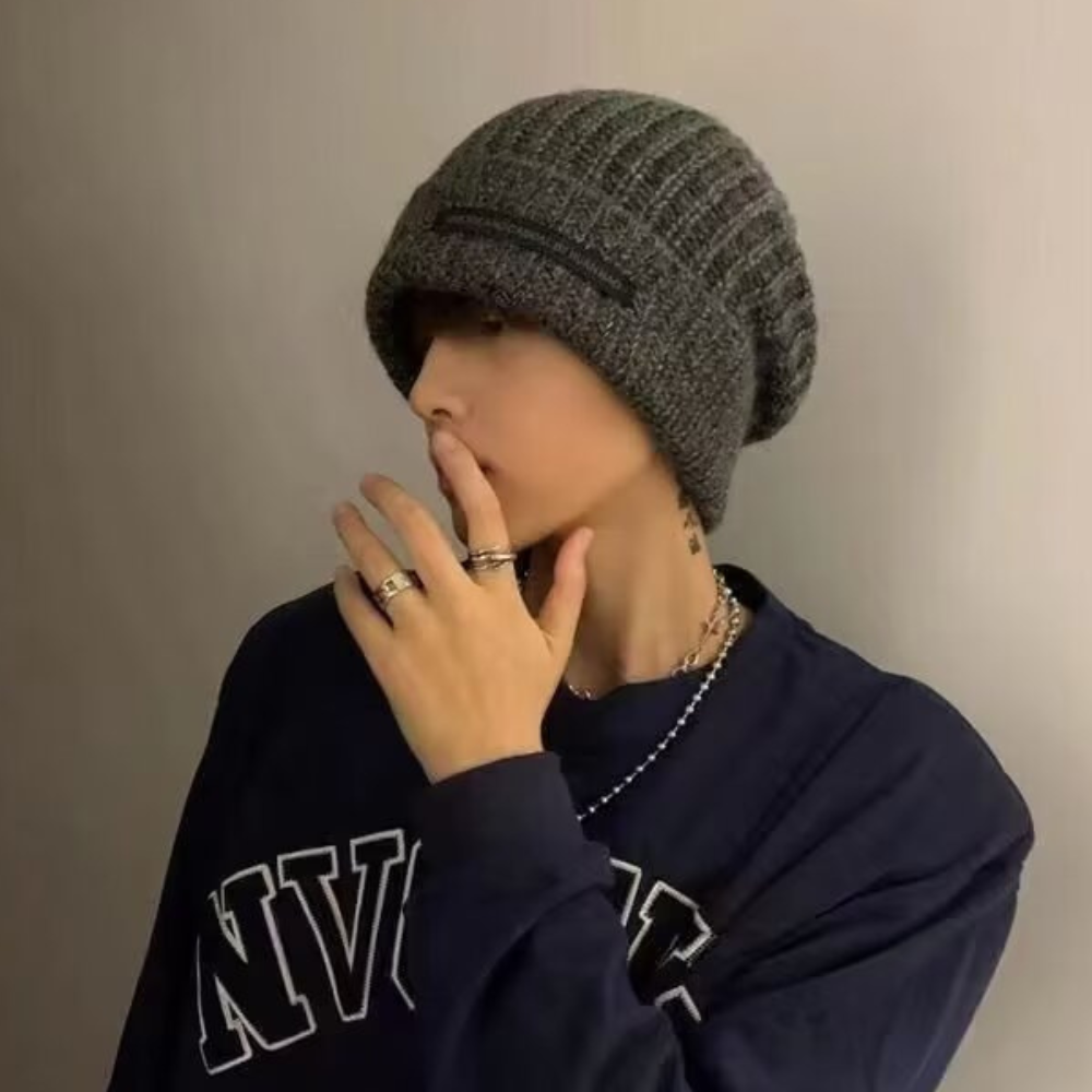 Large Headband Knitted Beanie