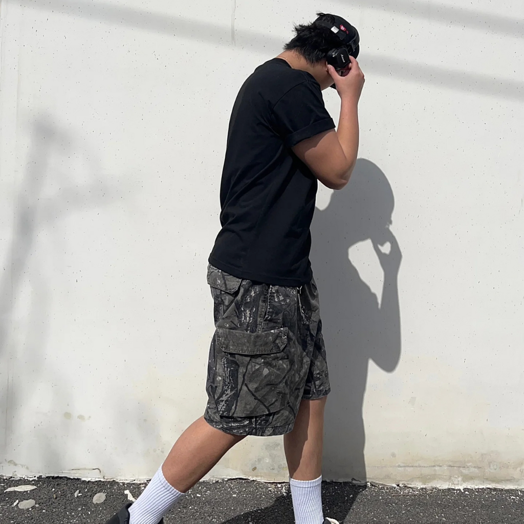 High Street Camo Cargo Shorts