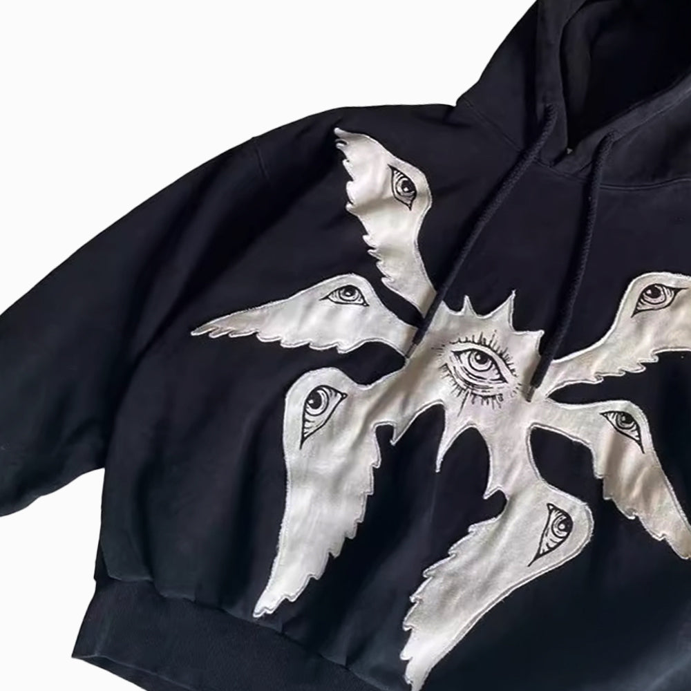 AokLok Heavy Craft Devil's Eye Hoodie