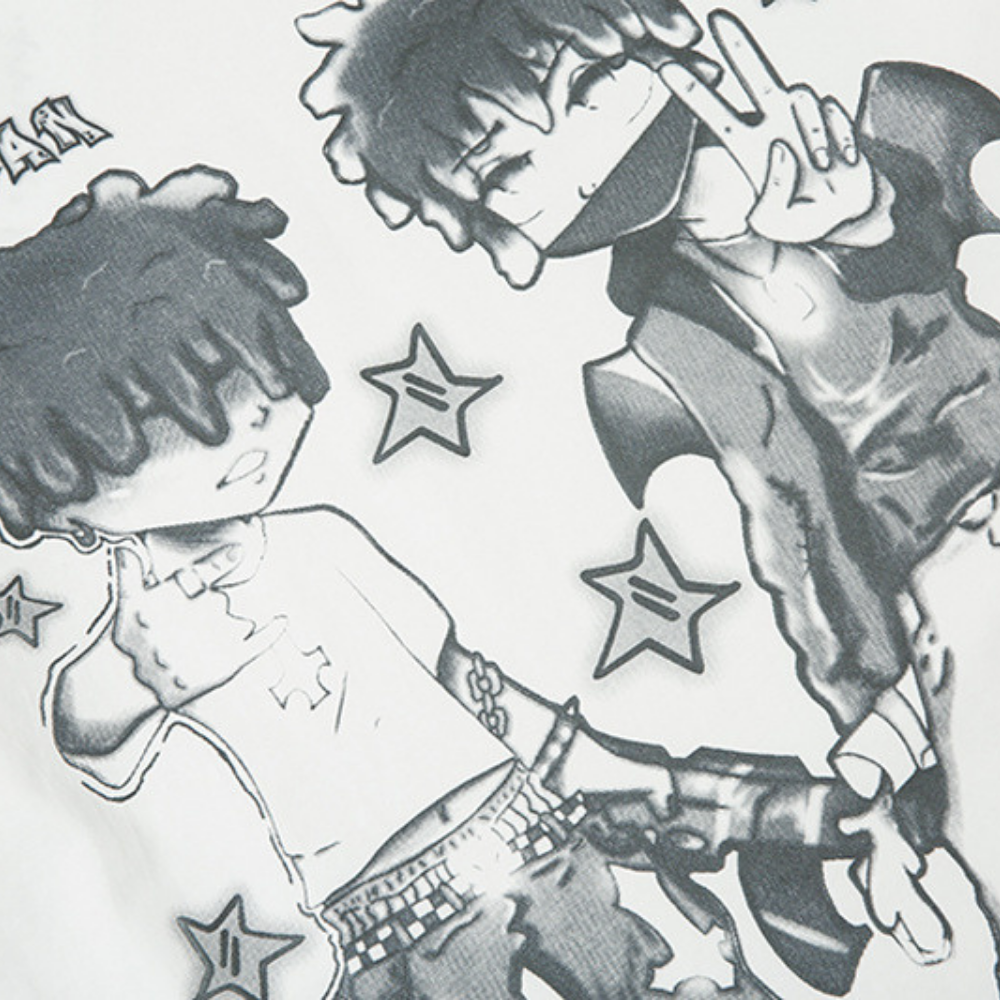 Line Boy Print T-Shirt