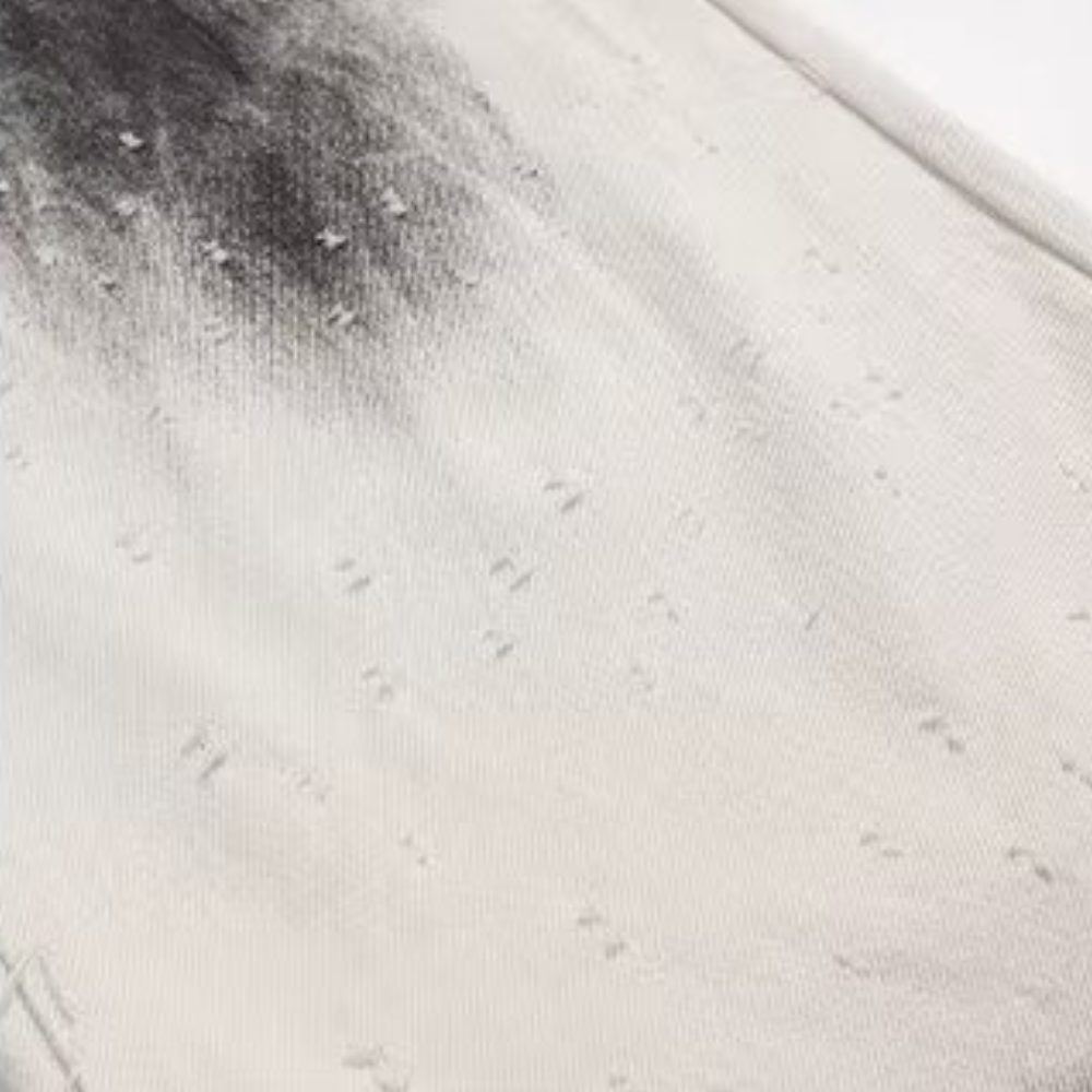 DF| Tie-Dye Keep Smiling Patch Jeans