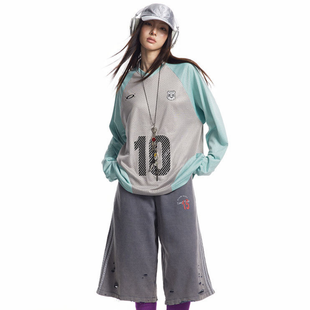 【MADE EXTREME】Quick-Drying Mesh BaseballSweatshirt