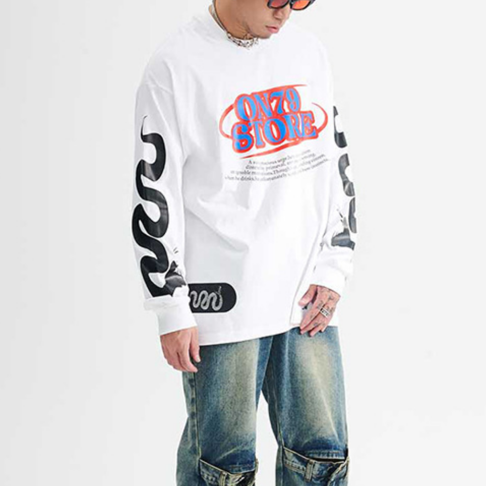 Street Trendy Brand Letter Sweatshirt