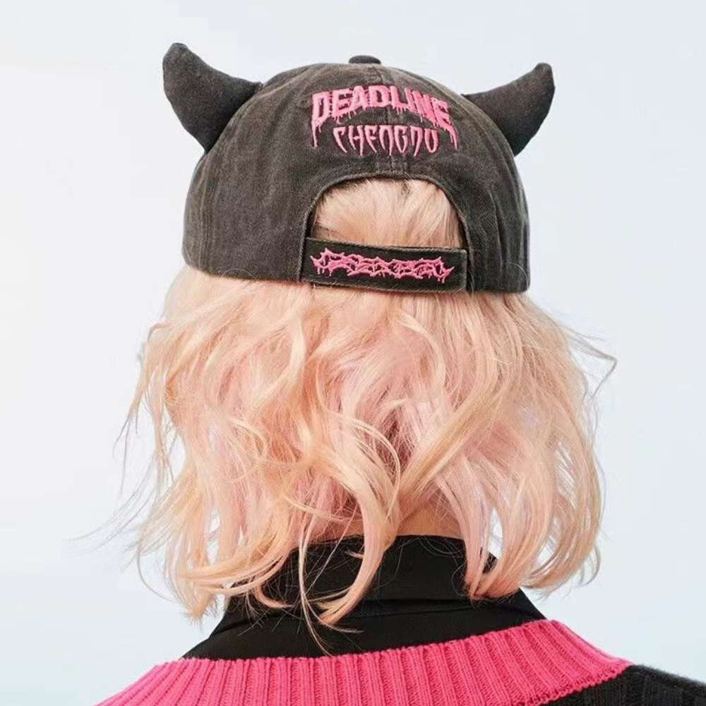 Demon Washing Embroidery Cap