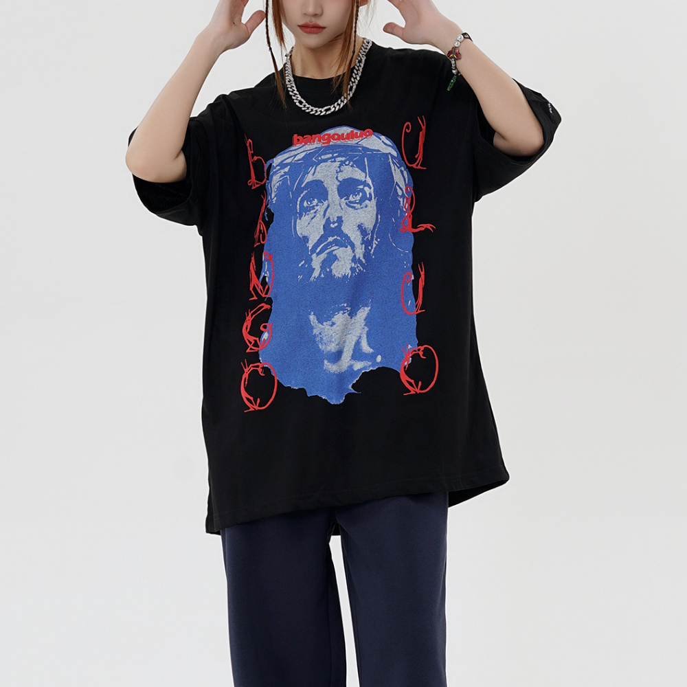 Street Graffiti Portrait T-Shirt