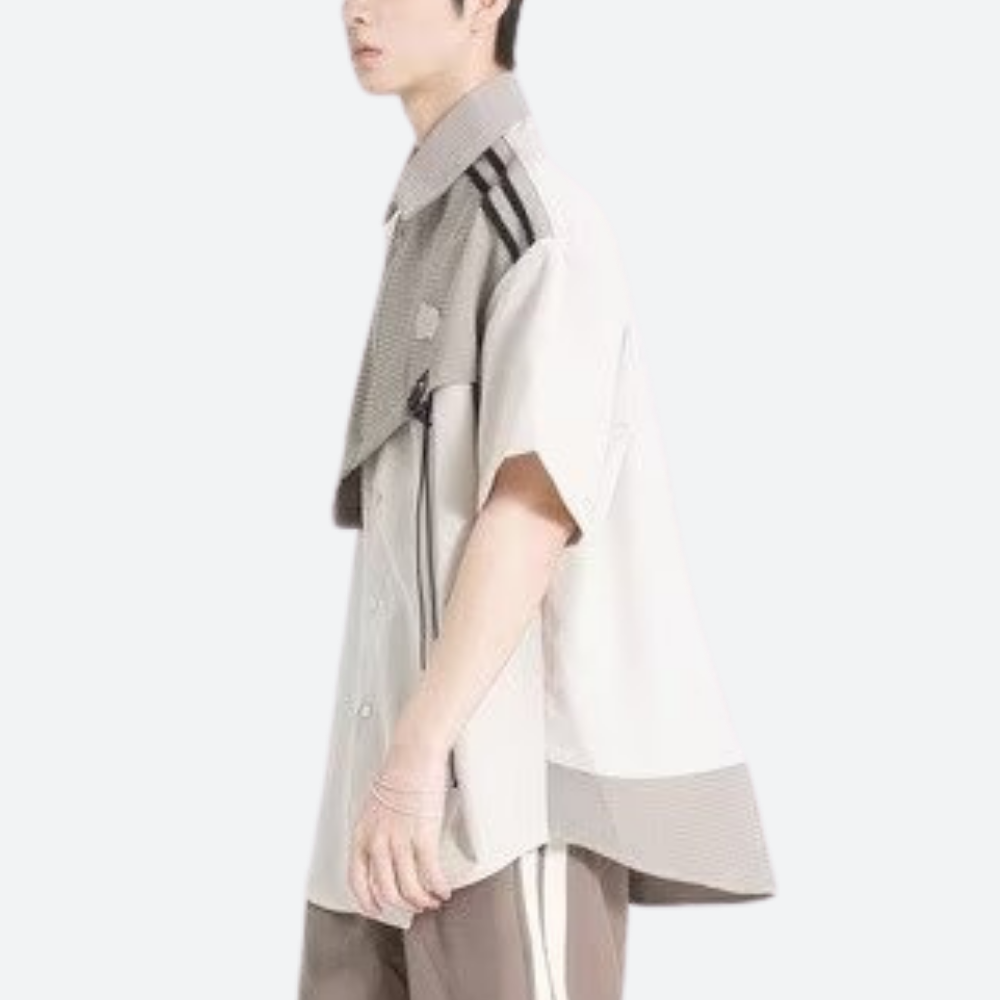 Japanese Drawstring Collar Shirt