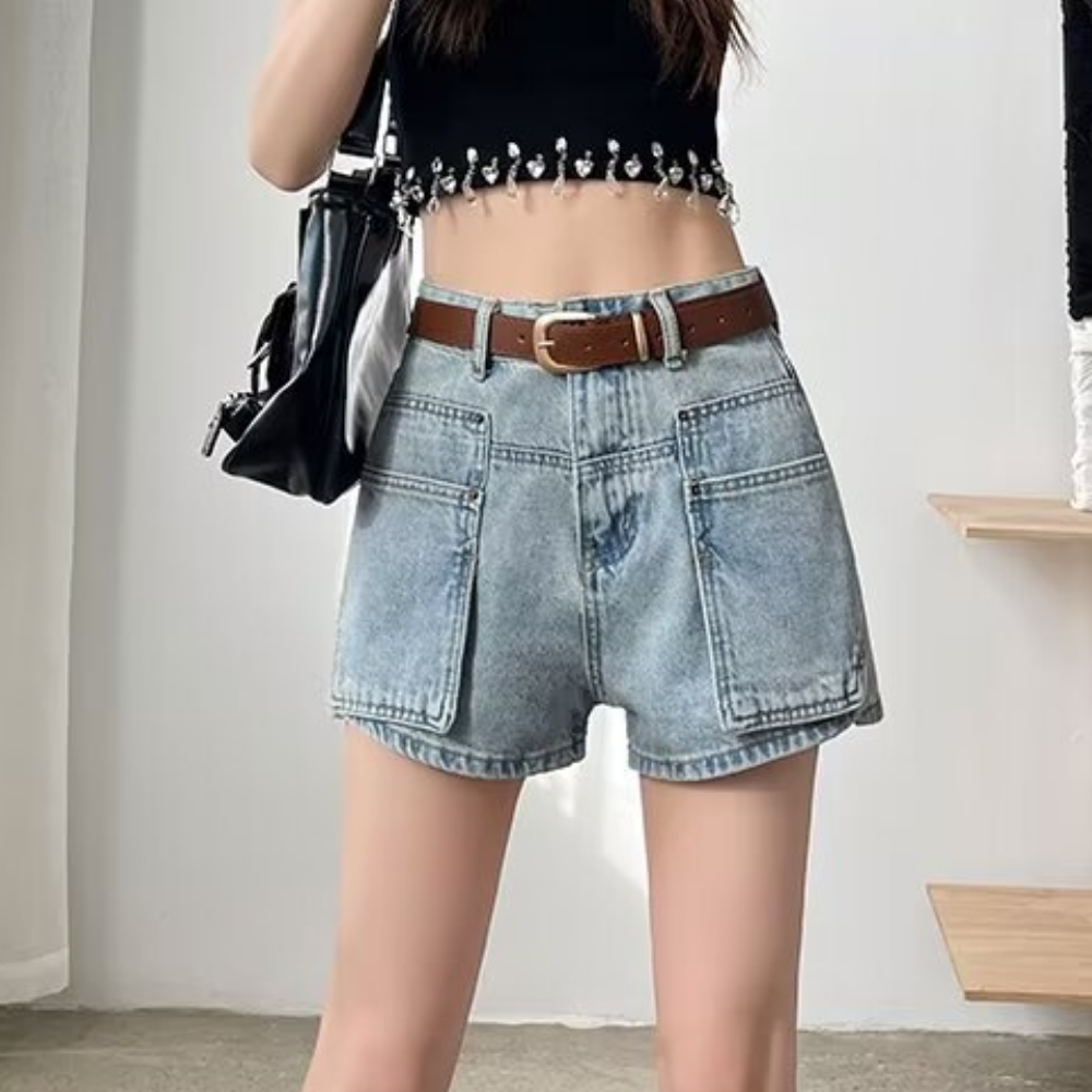 Women's Multi-Pocket Cargo Shorts