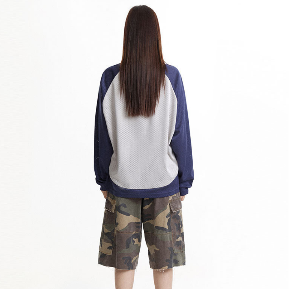 【MADE EXTREME】Quick-Drying Mesh BaseballSweatshirt