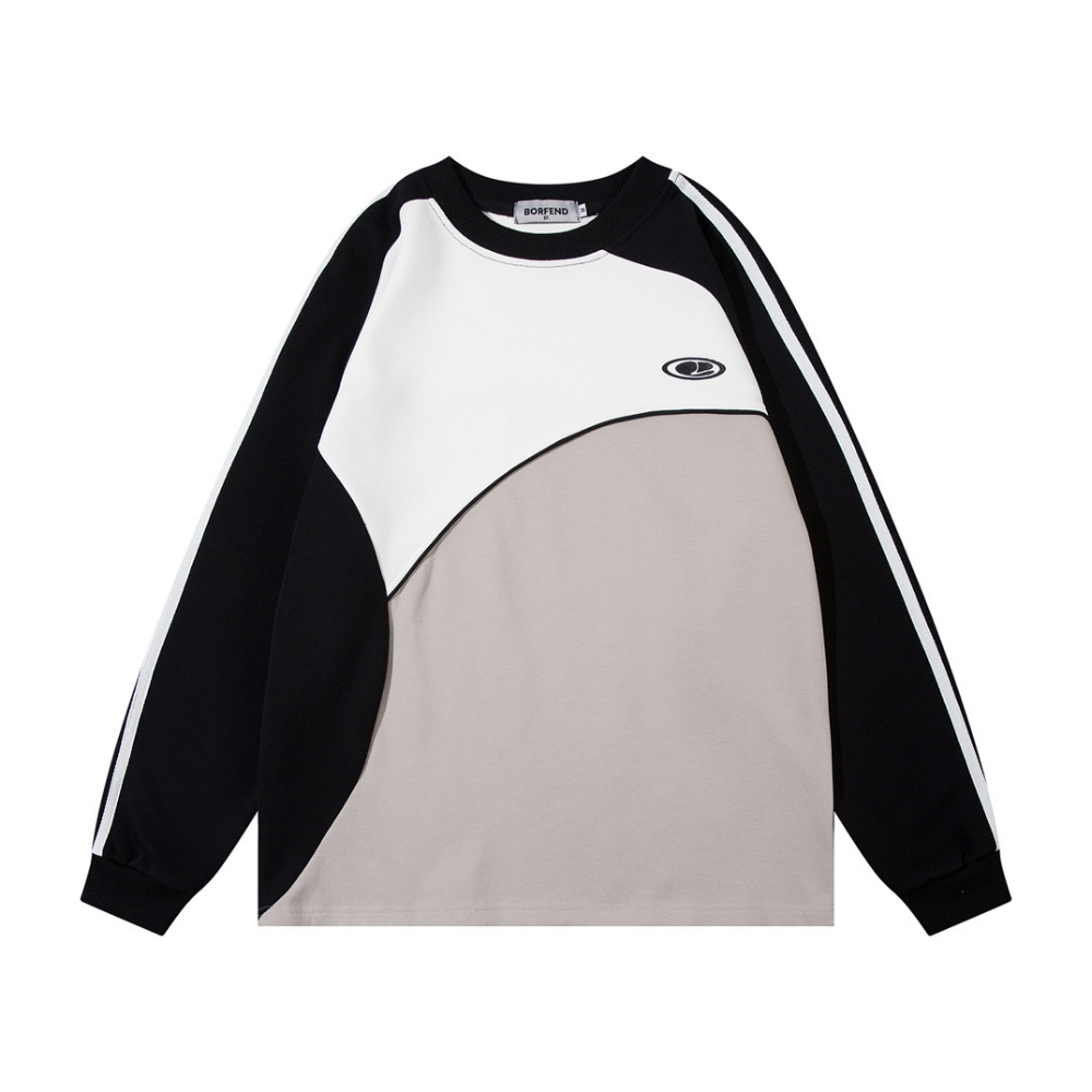 Irregular Color Block Sweatshirt