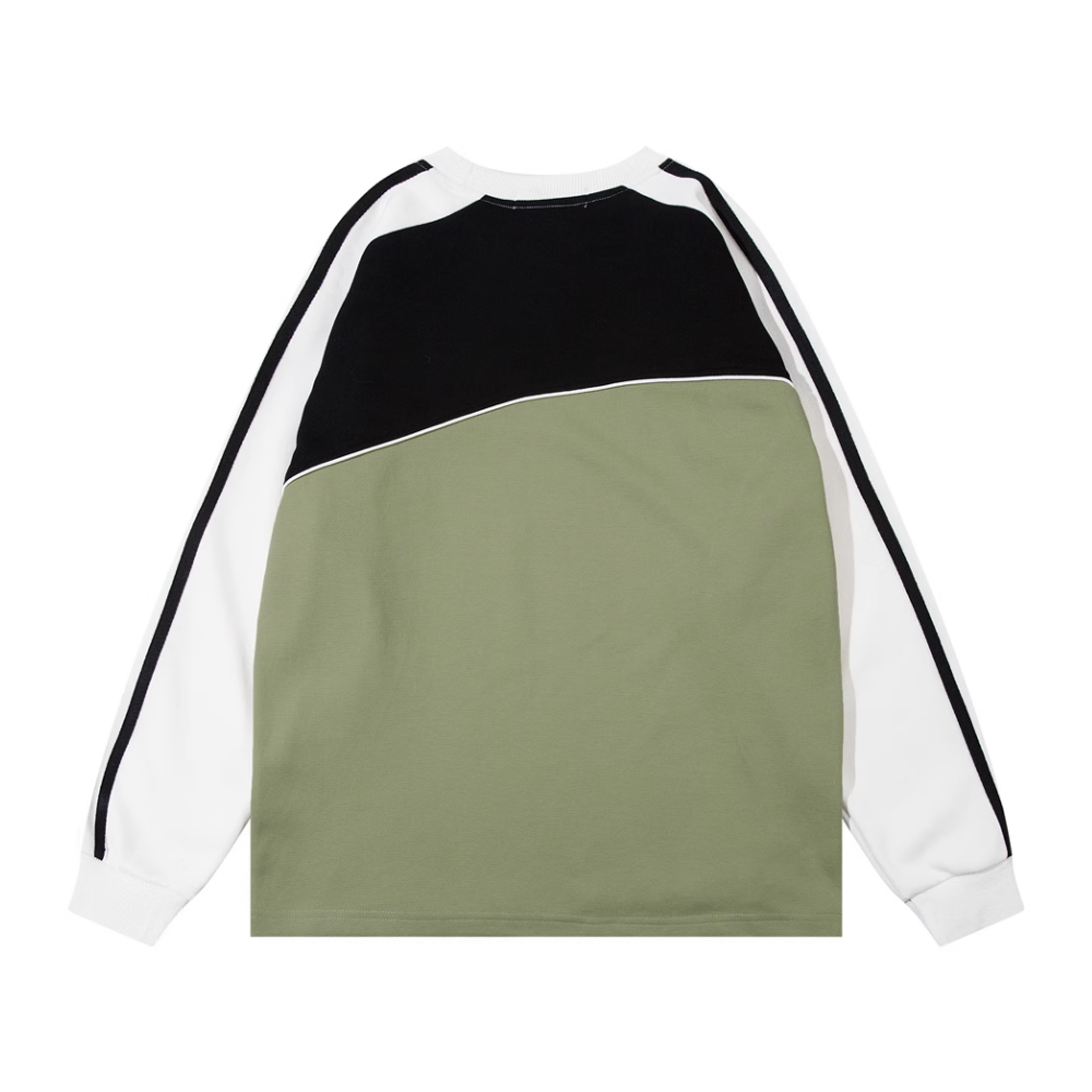 Irregular Color Block Sweatshirt