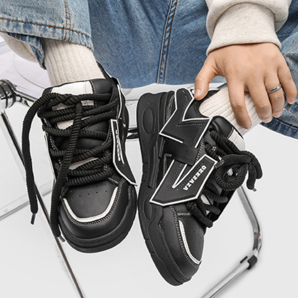 Cool Lightning Patch Sneaker