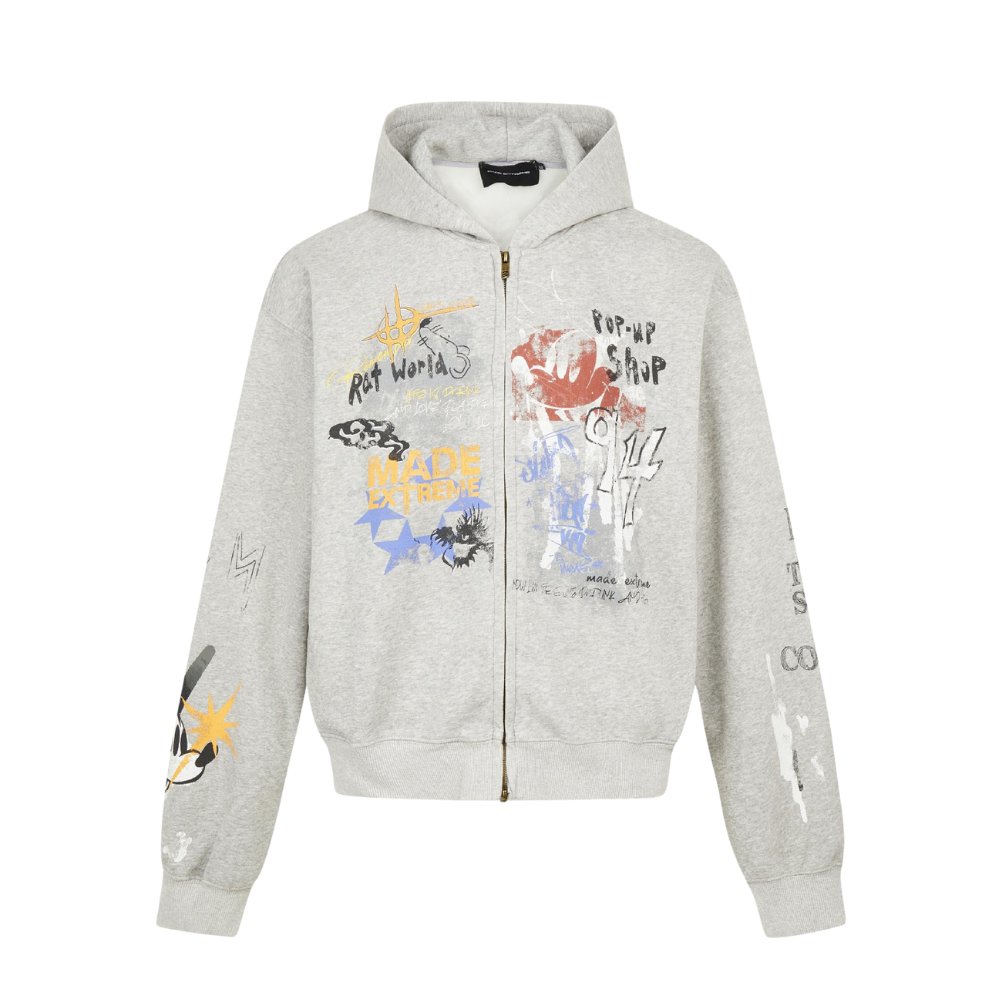 【MADE EXTREME】Hip-Hop Brand Graffiti Hoodie