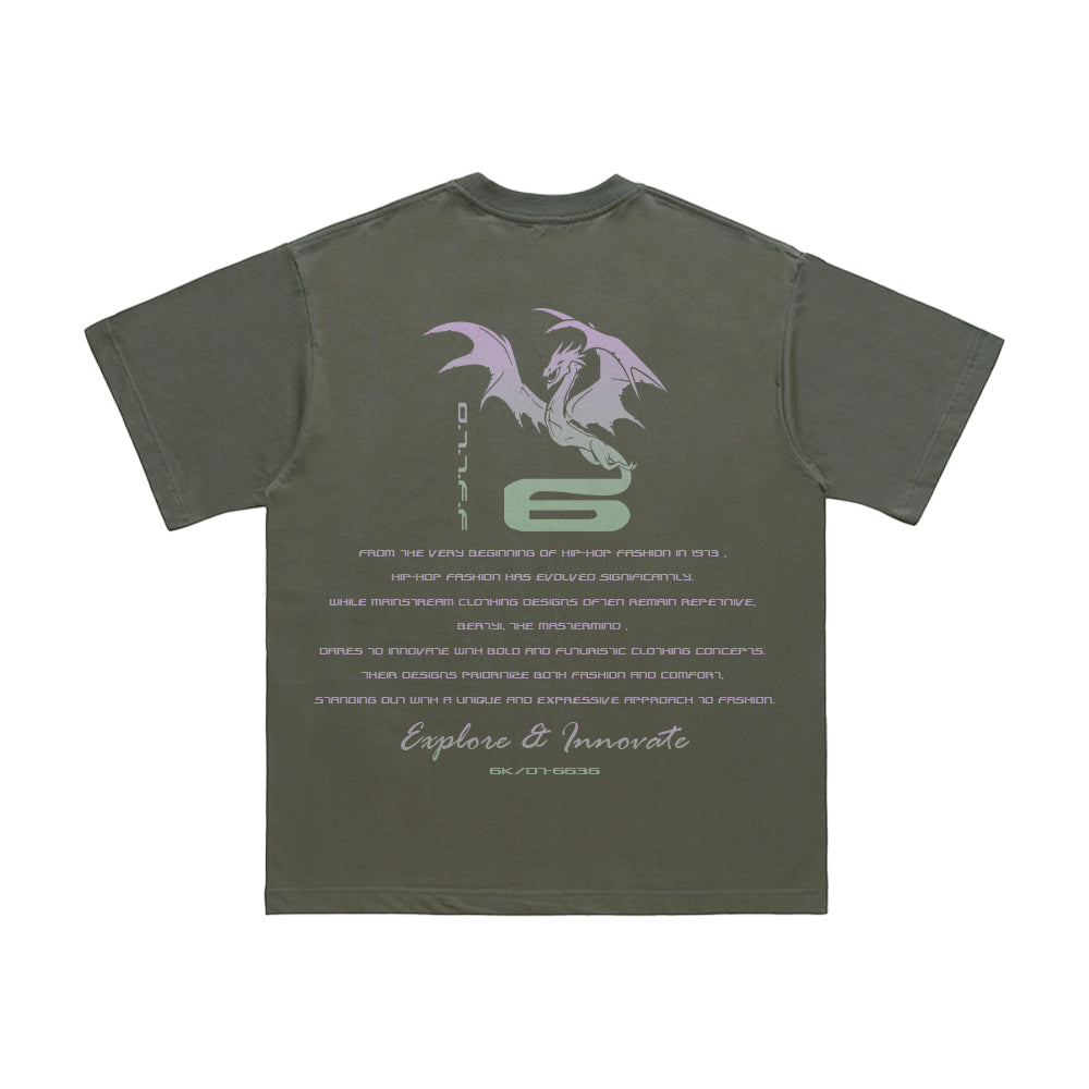 6Kull Hip-Hop Evil Dragon T-Shirt