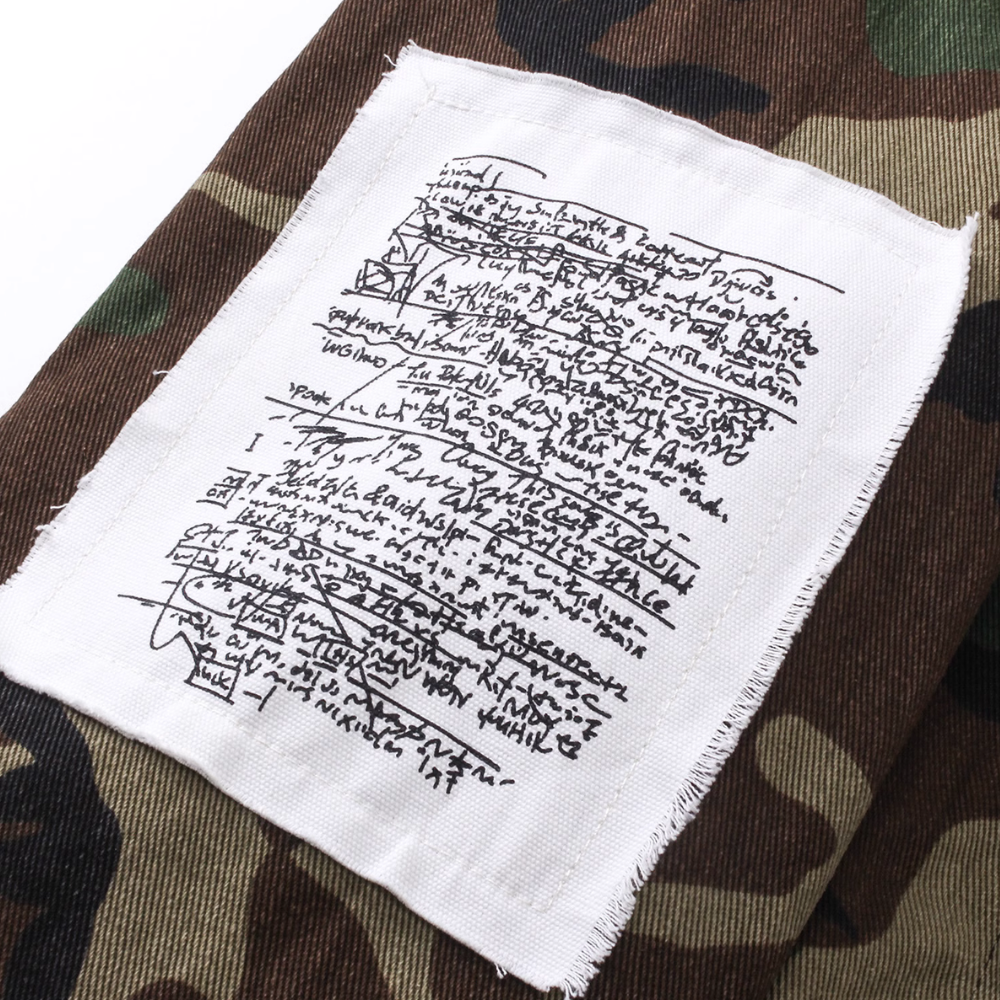 Portrait Patch Camouflage Work Jacket