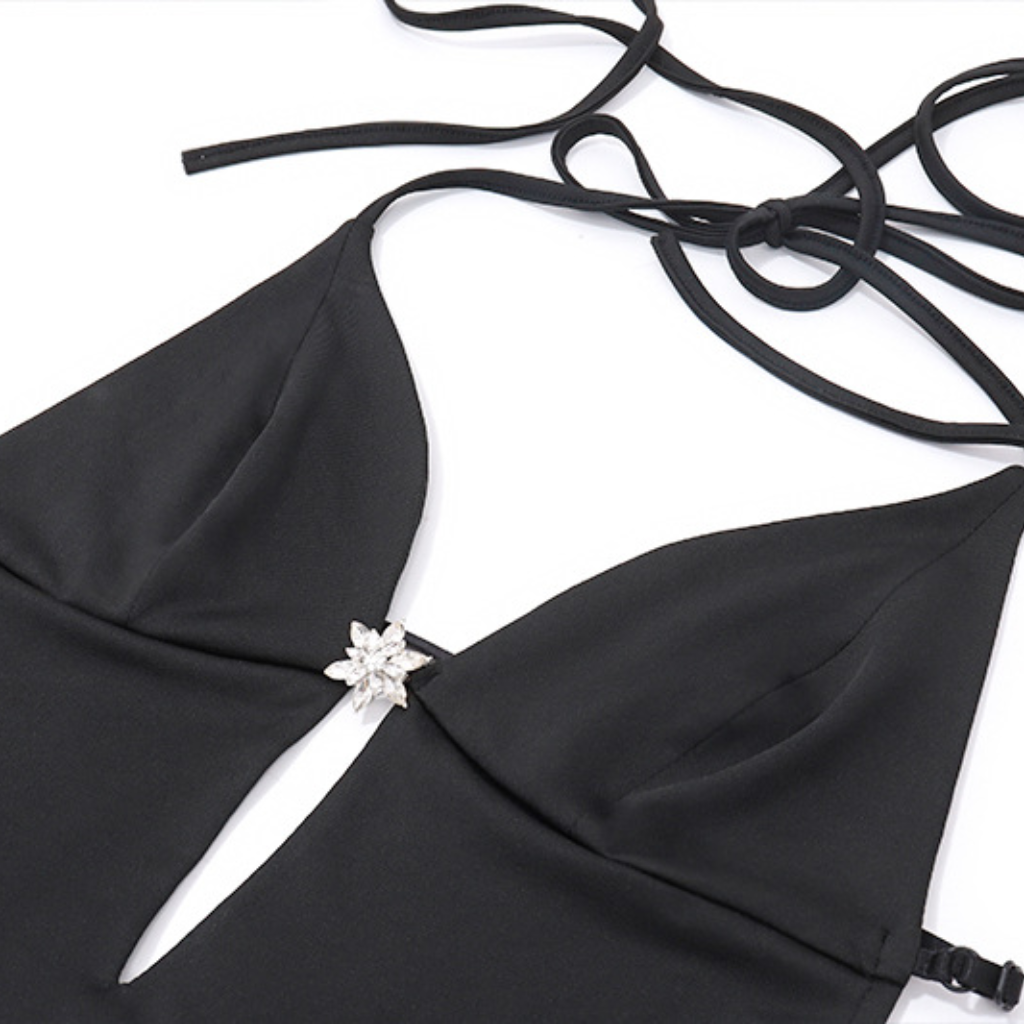 Women's Sexy Deep V Backless Dress