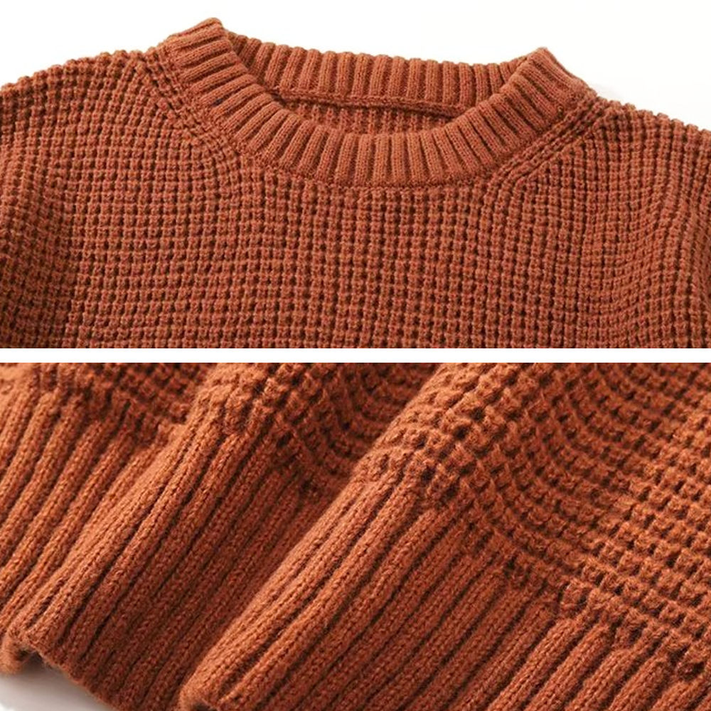 Simple  Solid Color Sweater