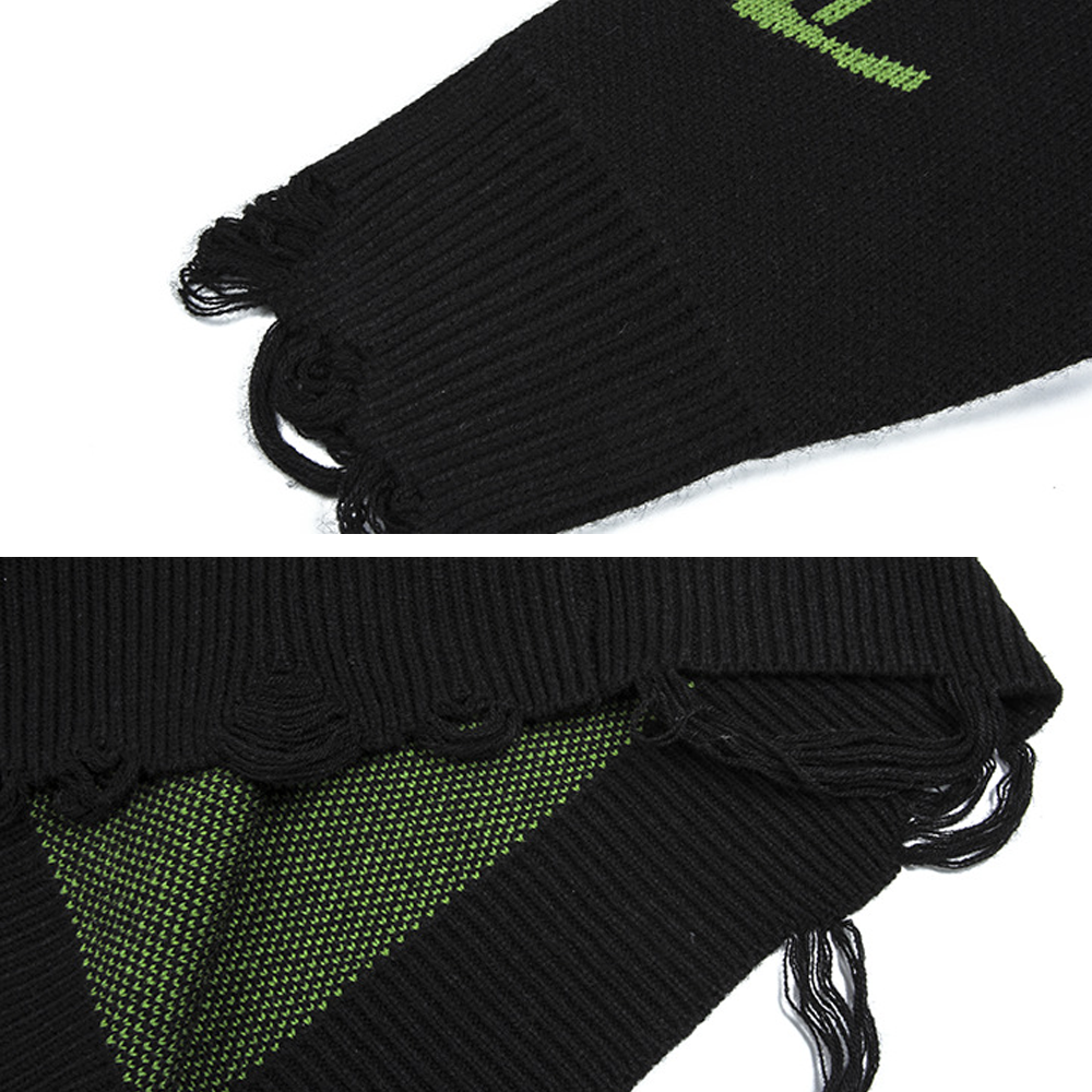 Casual Sanskrit Jacquard Sweater