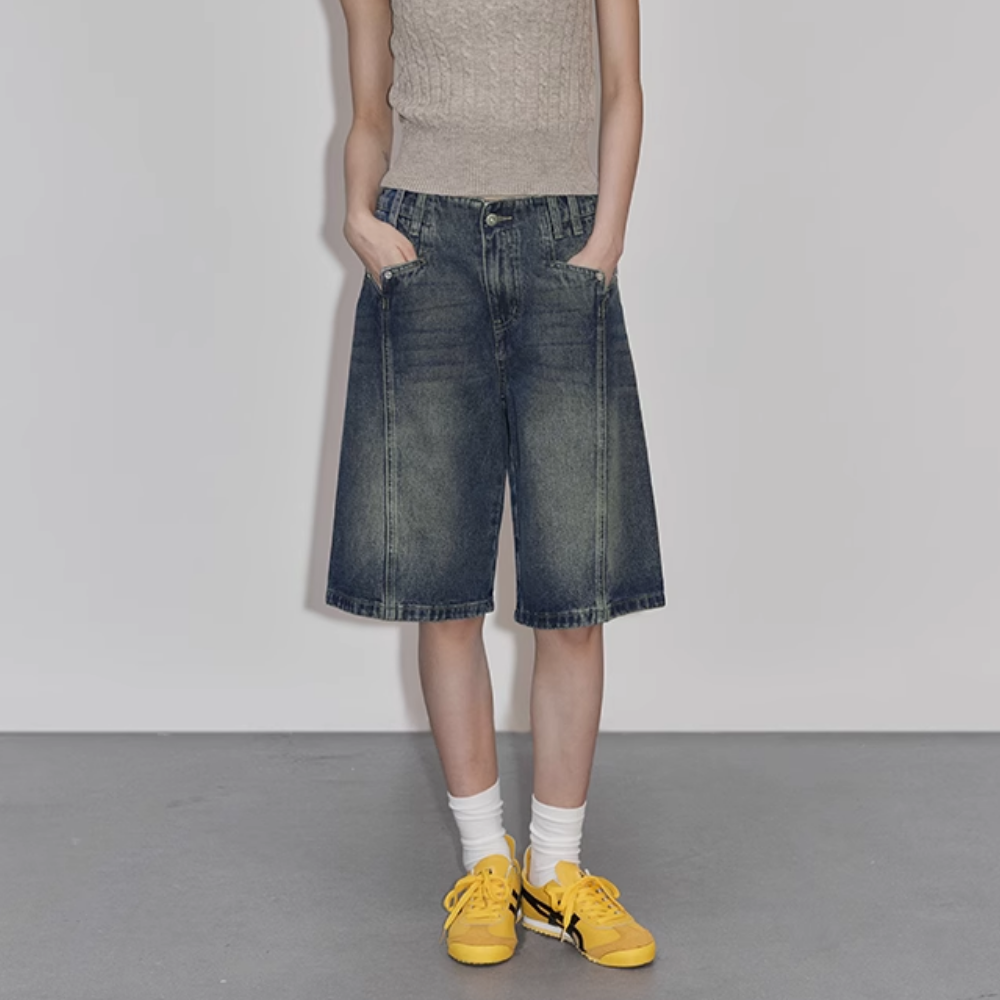 Women's Retro Distressed Jorts